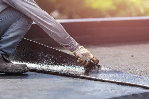 Professional Exterior Waterproofing technician working in Hubertus, WI